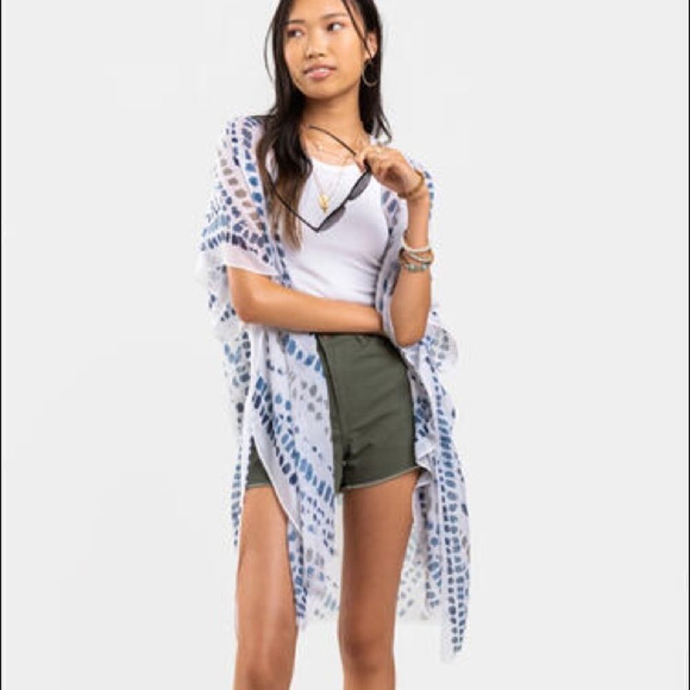 ✨ Arya Frayed Printed Kimono✨